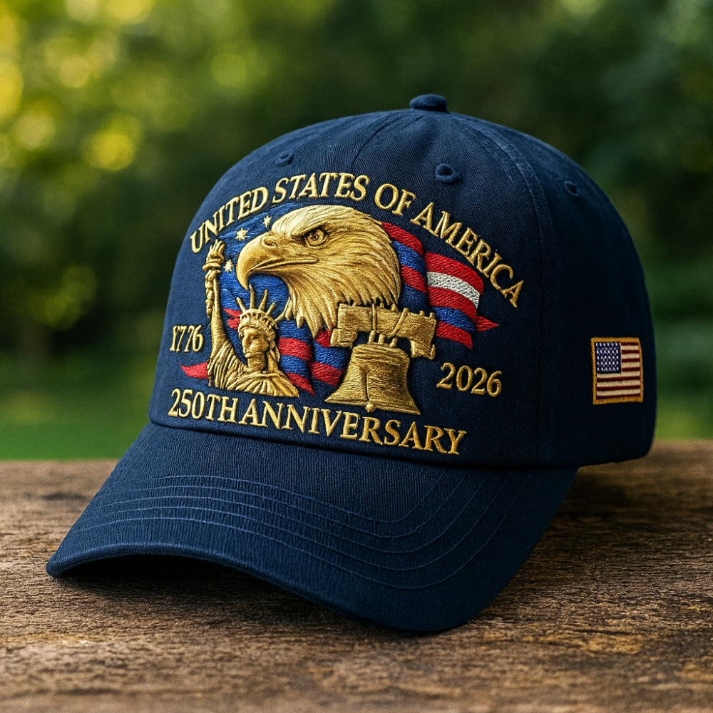 Men’s Baseball Cap Patriotic Eagle 250TH