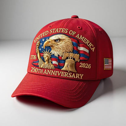 Men’s Baseball Cap Patriotic Eagle 250TH