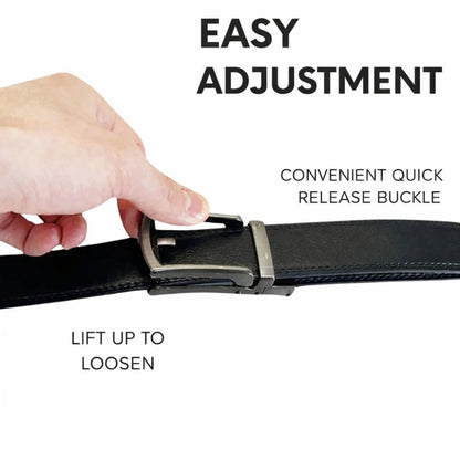 Men’s Belt Adjustable Ratchet Buckle Casual