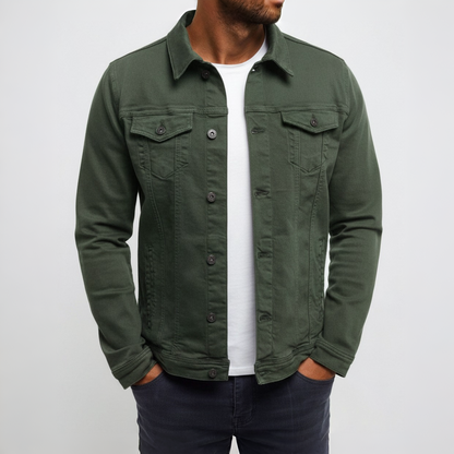 Men's Jacket Casual Button Front Lightweight