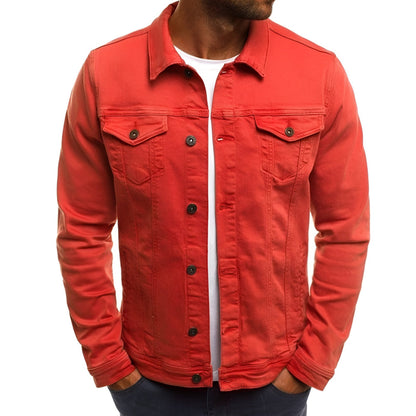 Men's Jacket Casual Button Front Lightweight