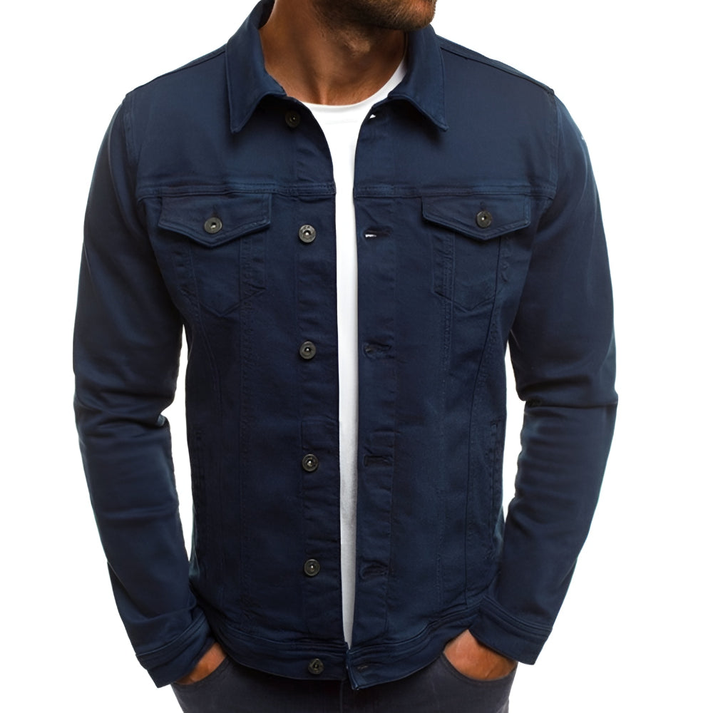 Men's Jacket Casual Button Front Lightweight