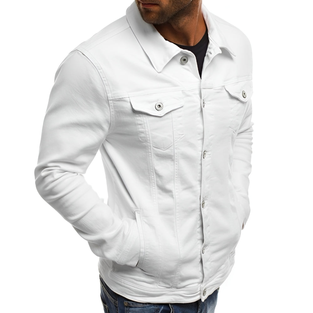 Men's Jacket Casual Button Front Lightweight