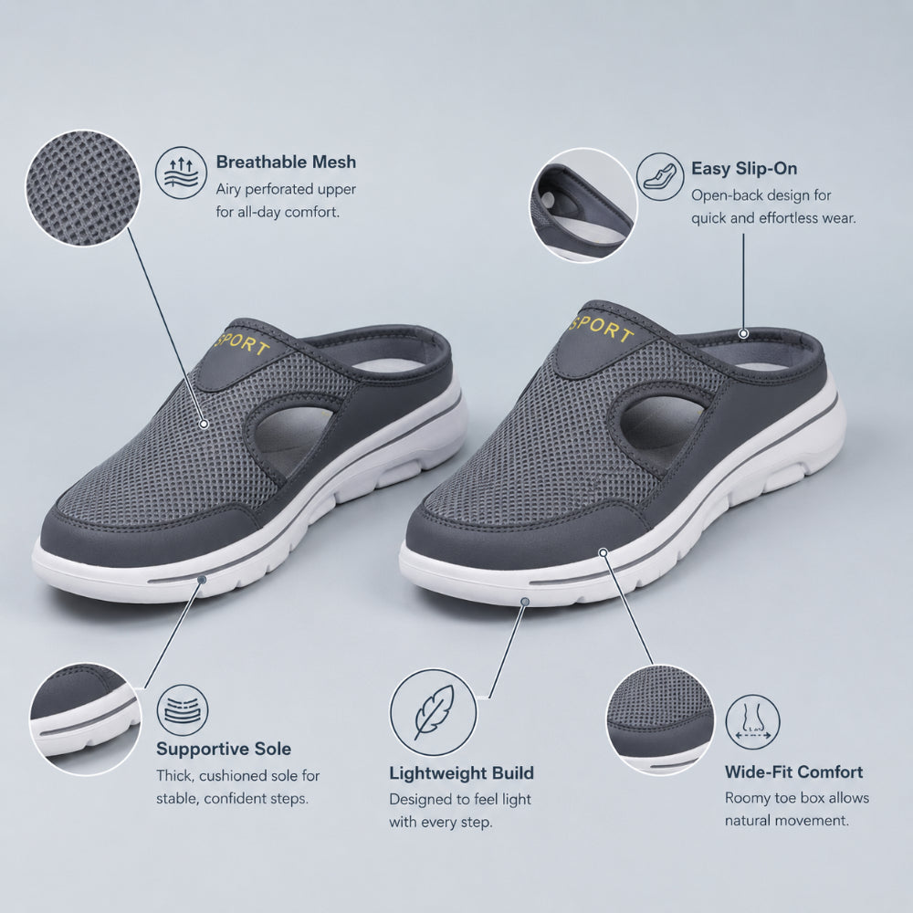 Men's Orthopedic Slippers Slip On Footwear