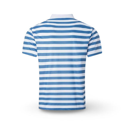 Men's Polo Shirt Striped Short Sleeve Summer