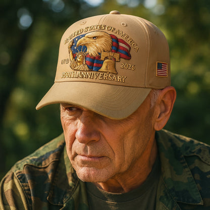 Men’s Veterans Baseball Cap Embroidered