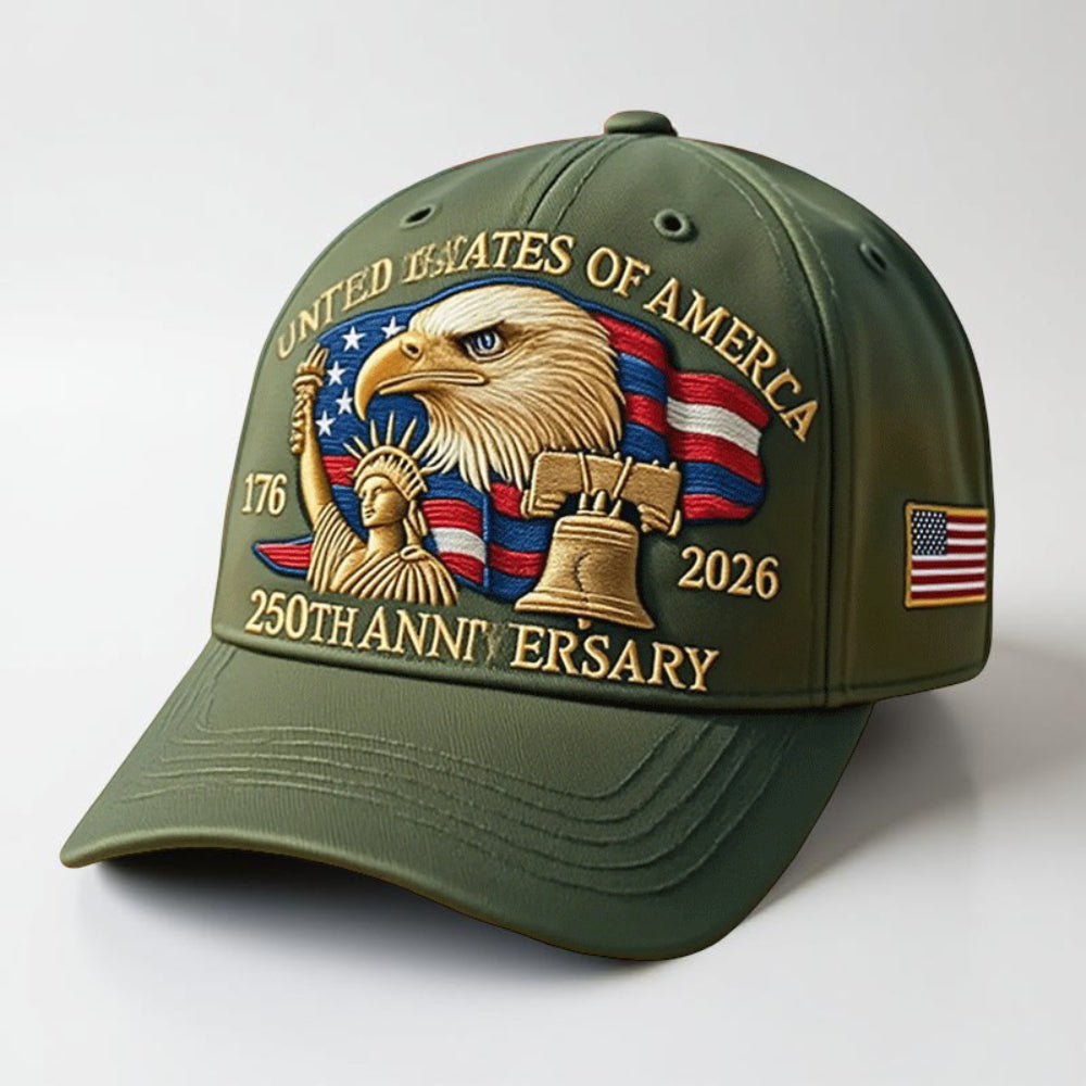 Men’s Veterans Baseball Cap Embroidered