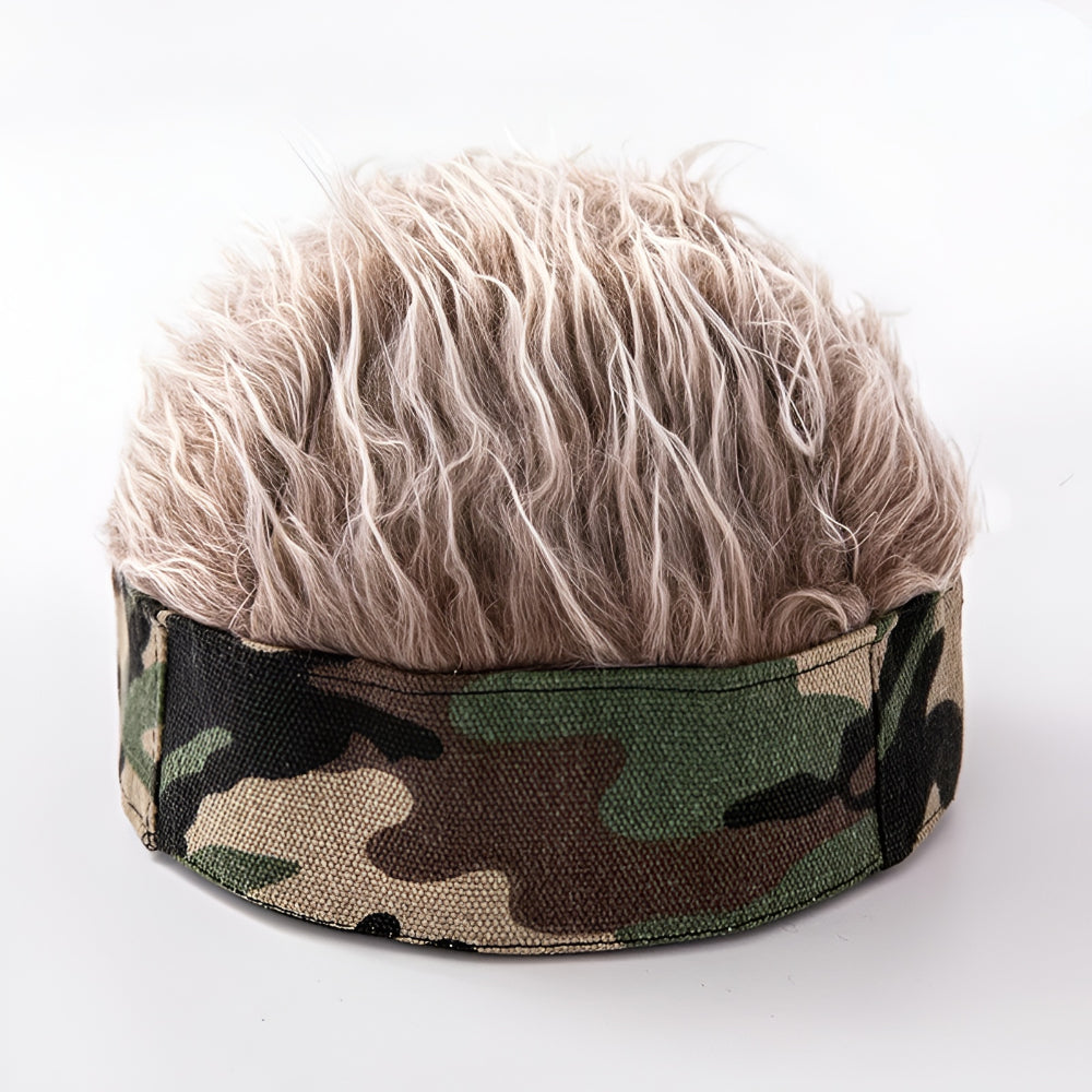 Men's Wig Hat Hairpiece Novelty Costume Hair