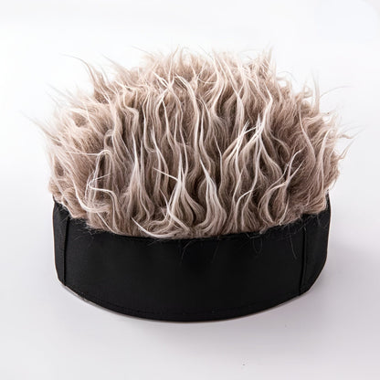 Men's Wig Hat Hairpiece Novelty Costume Hair
