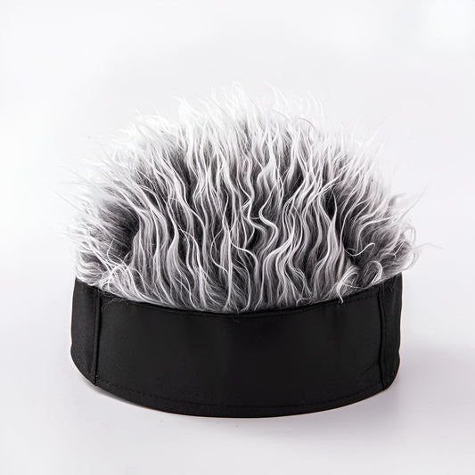 Men's Wig Hat Hairpiece Novelty Costume Hair