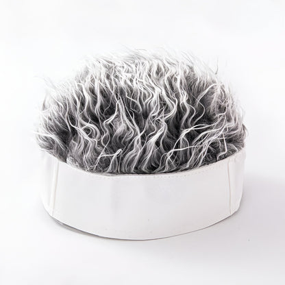 Men's Wig Hat Hairpiece Novelty Costume Hair