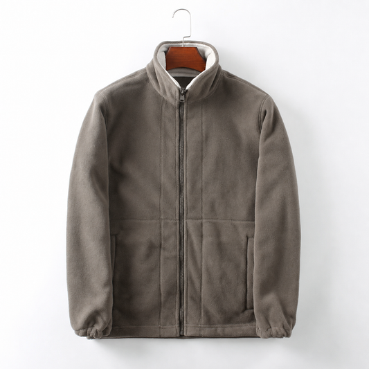 Men's Jacket Zip Stand Collar Casual Outdoor