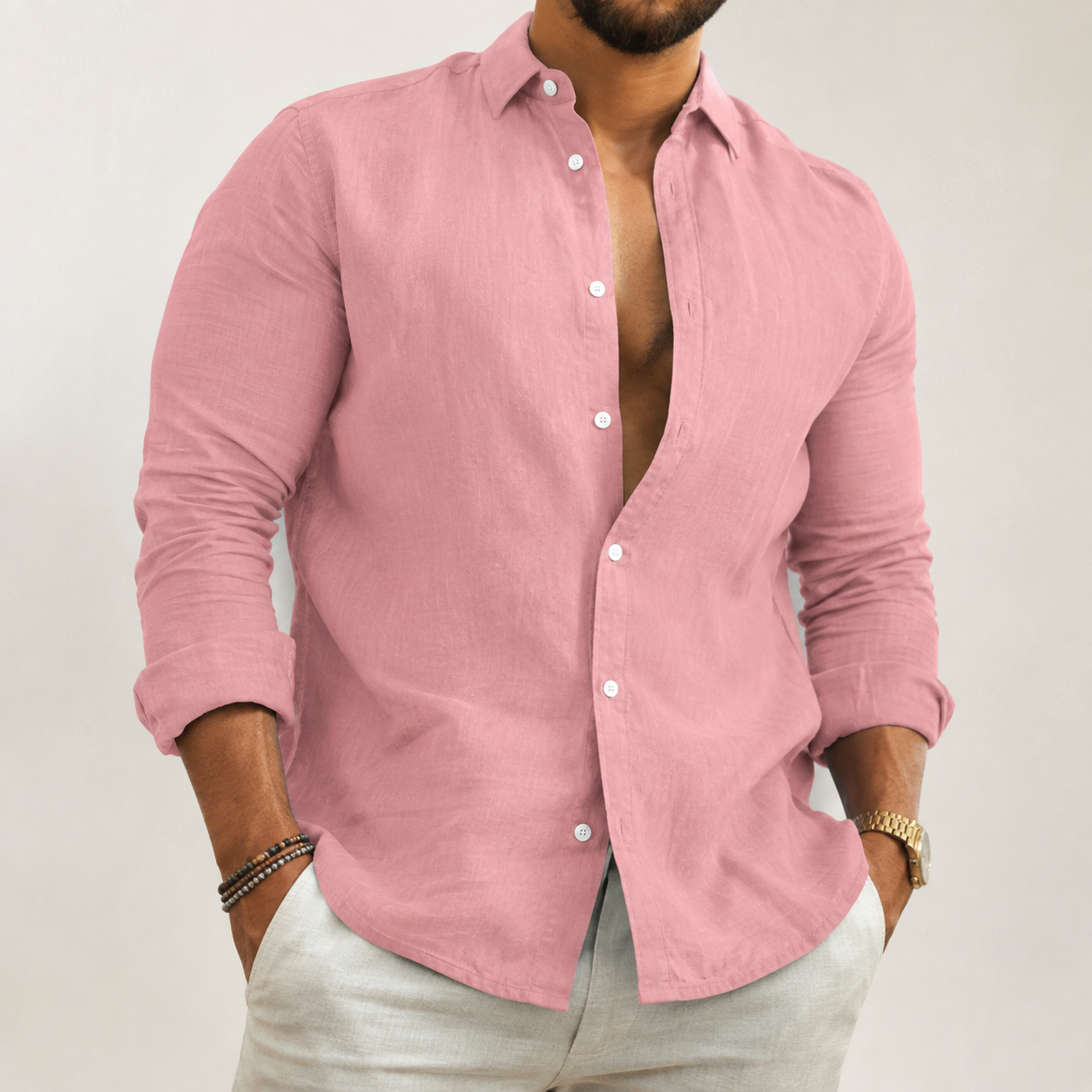 Men's Long Sleeve Shirt Casual Everyday Wear