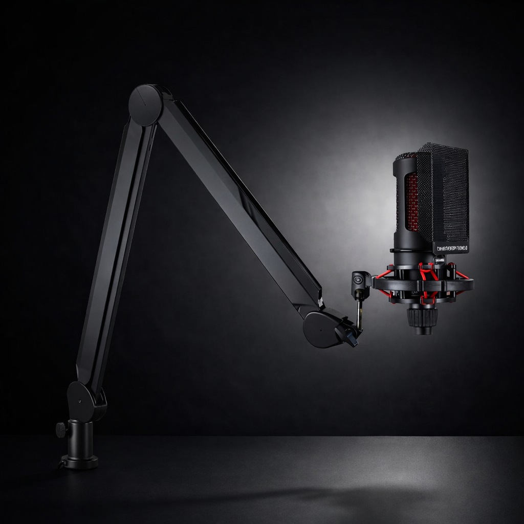 Microphone Stand Adjustable Desk Boom Arm