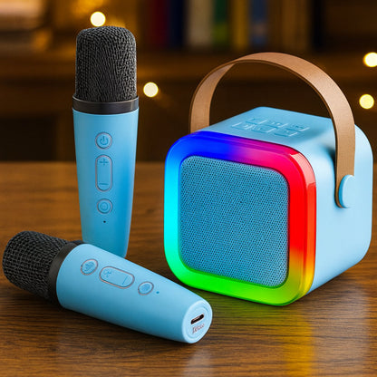 Kids Mini Karaoke Machine Bluetooth Speaker