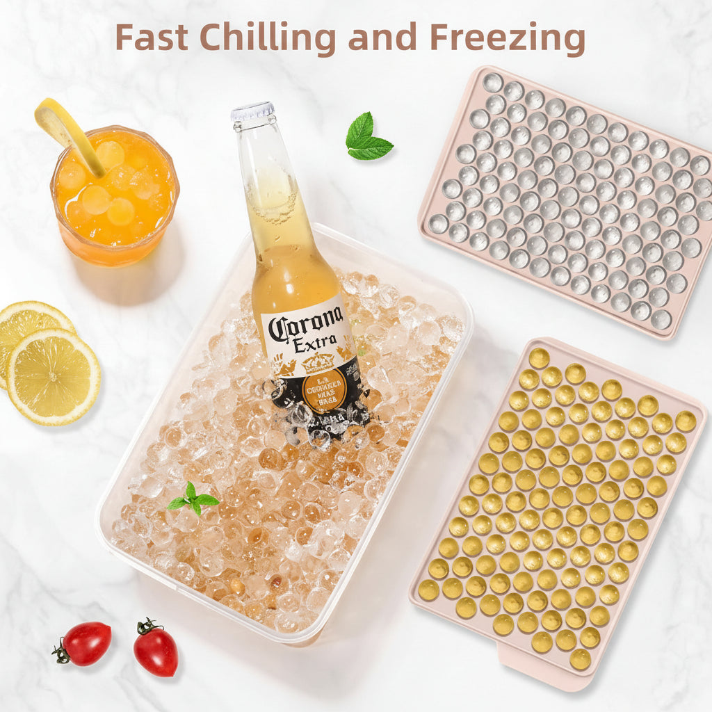 Ice Cube Tray Mini Silicone Round Ice