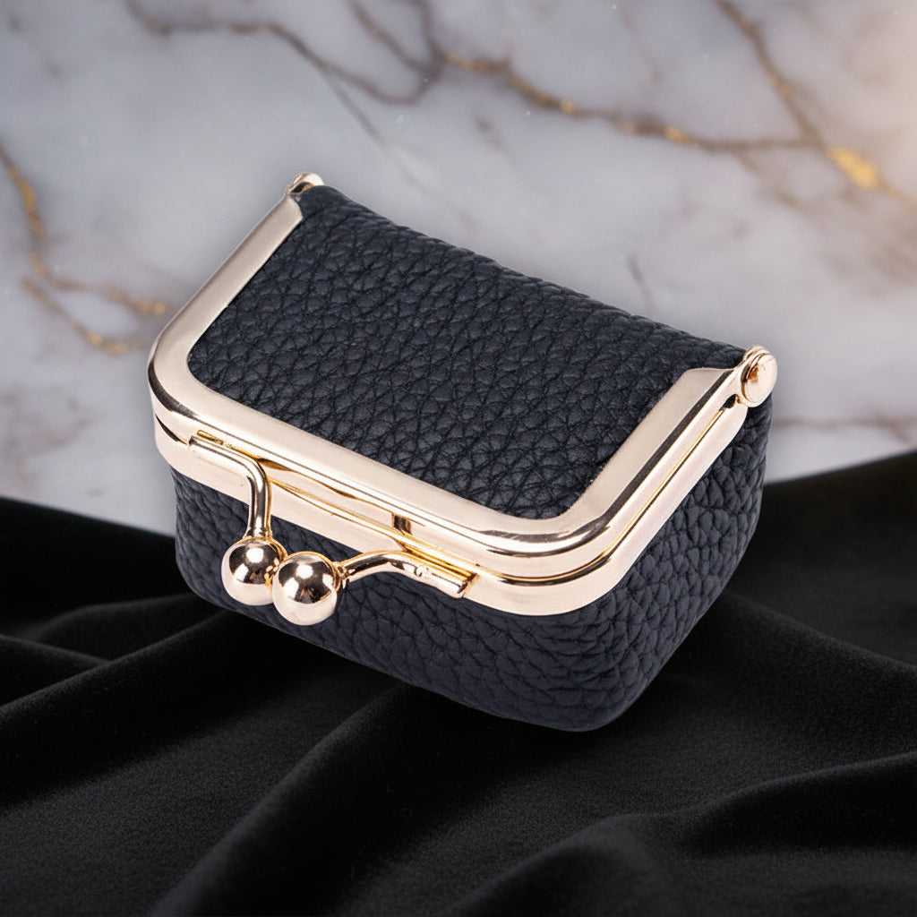 Mini Jewelry Box Genuine Leather Organizer