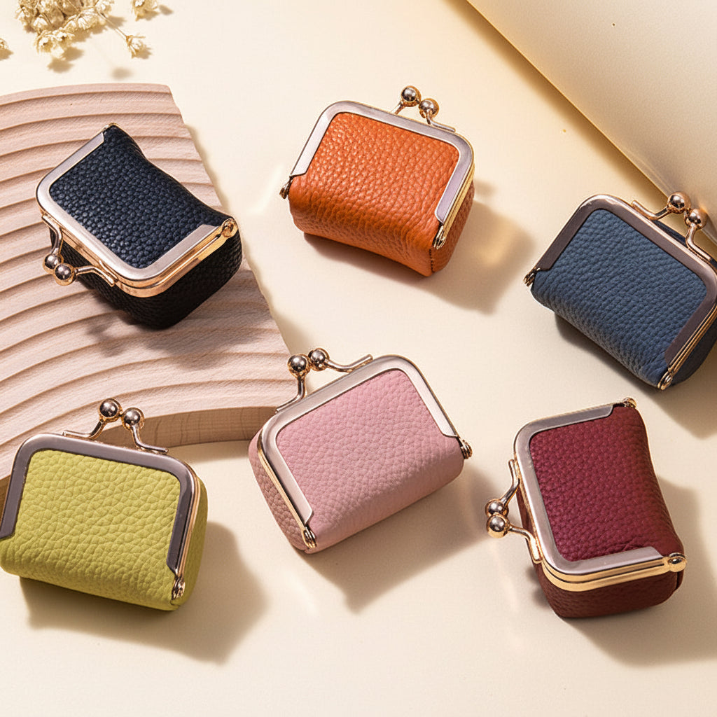 Mini Jewelry Box Genuine Leather Organizer
