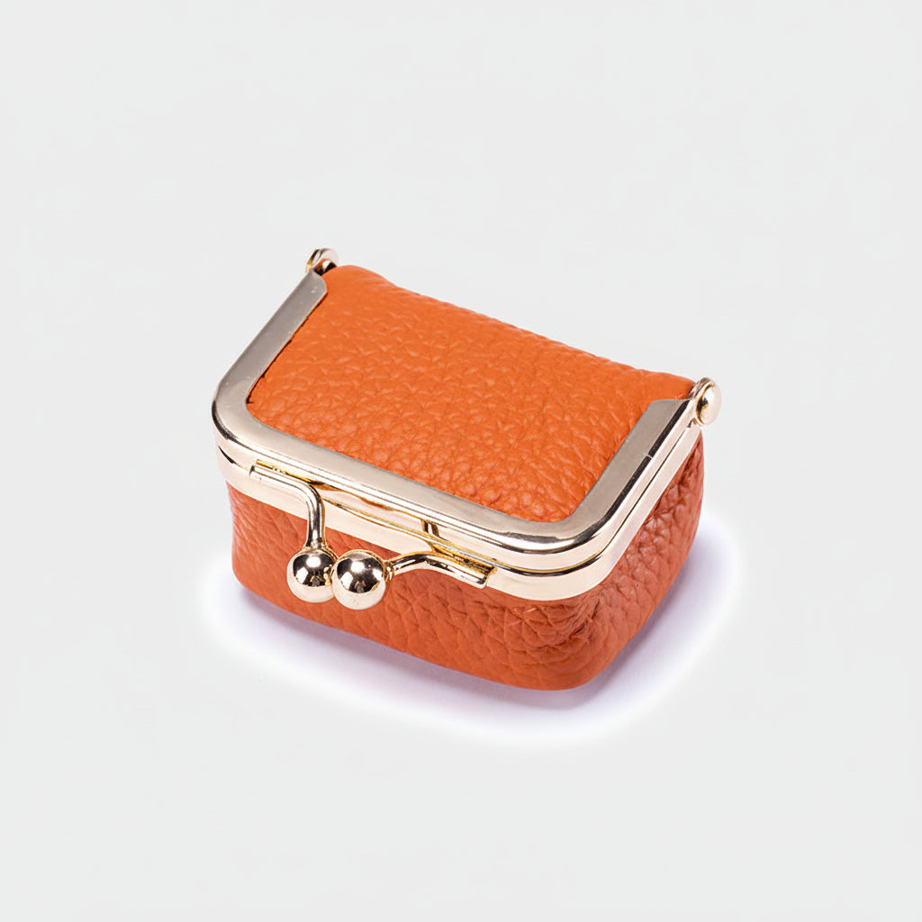 Mini Jewelry Box Genuine Leather Organizer