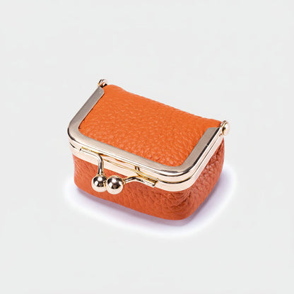 Mini Jewelry Box Genuine Leather Organizer