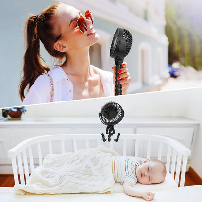 Portable Fan Clip On Battery Operated