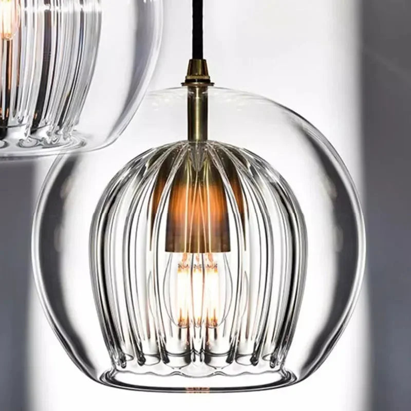 Modern Glass Pendant Light Elegant Ambient