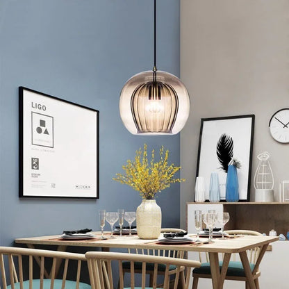 Modern Glass Pendant Light Elegant Ambient