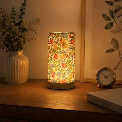 Modern Wooden Table Lamp USB Powered Bedside