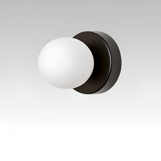 Wall Light Glass Globe Indoor Sconce Round