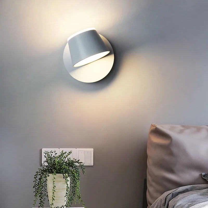 Rotatable LED Wall Lamp Modern Adjustable
