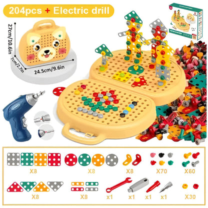 Kids Toy Montessori Building Set STEM