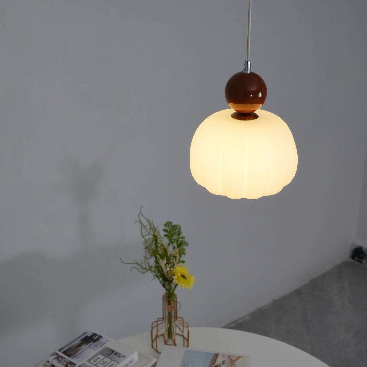 Yedra Pendant Lamp Organic Round Acrylic