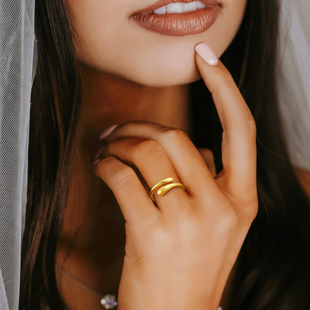 Mothers Day Birthstone Ring Dainty Silver