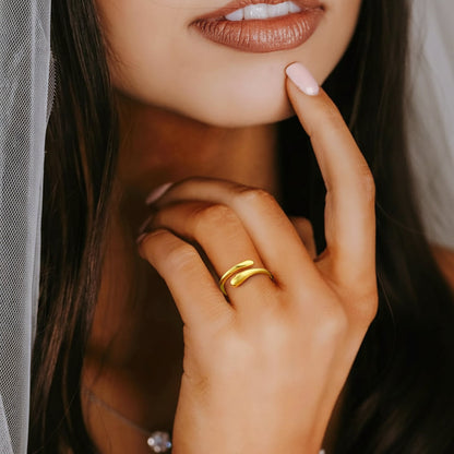 Mothers Day Birthstone Ring Dainty Silver