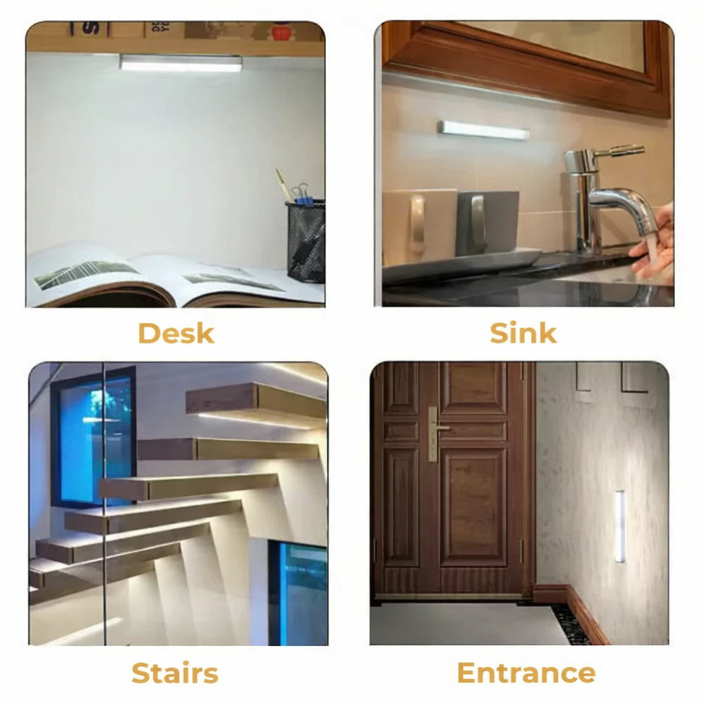 Motion Sensor Light Rechargeable Wall Night