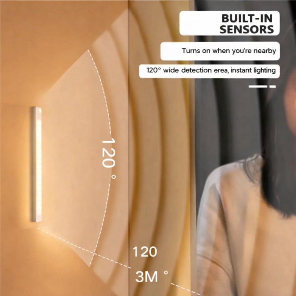 Motion Sensor Light Rechargeable Wall Night