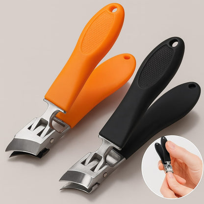 Nail Clippers Wide Jaw Stainless Steel Anti