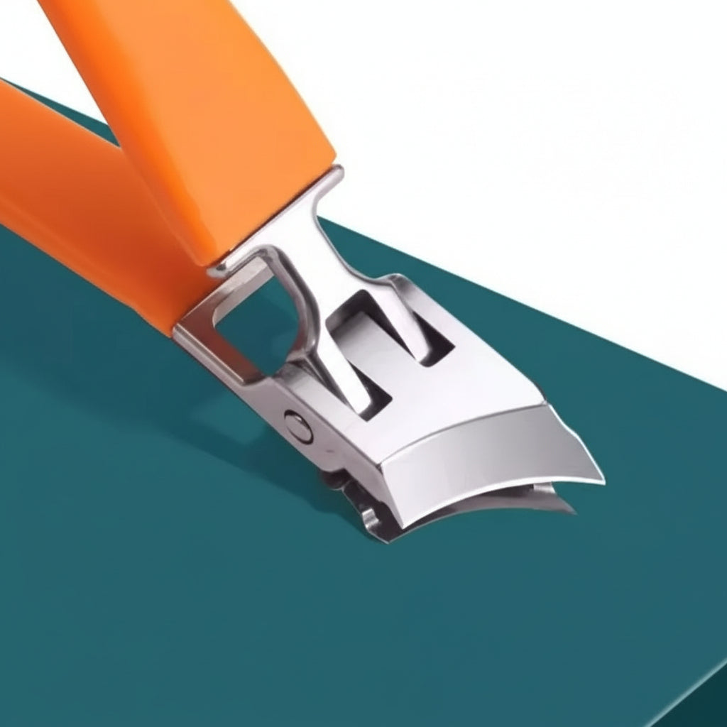 Nail Clippers Wide Jaw Stainless Steel Anti