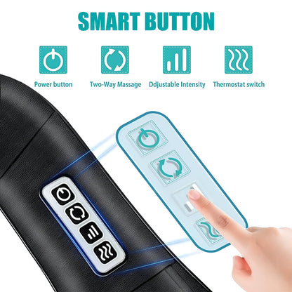 Neck Massager Shiatsu Electric Home Car Use