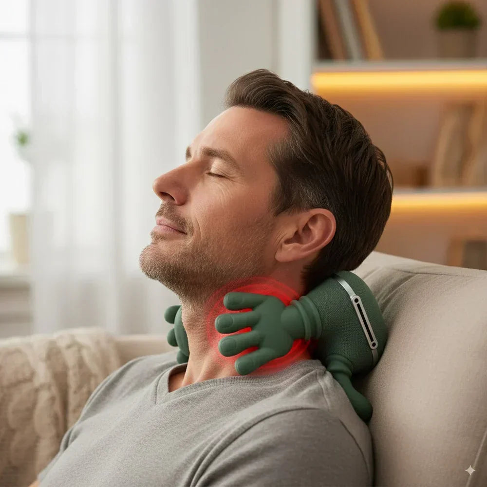Neck Massager Heated Vibrating Portable