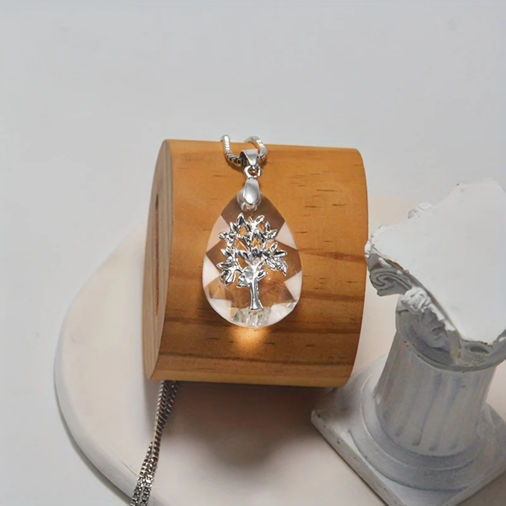 Necklace Pendant Mothers Day Glass Teardrop