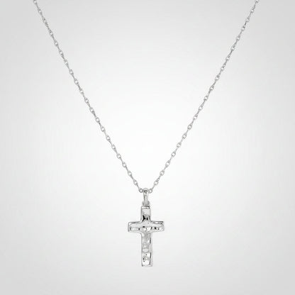 Necklace Cross Pendant Mothers Day Gift Gold
