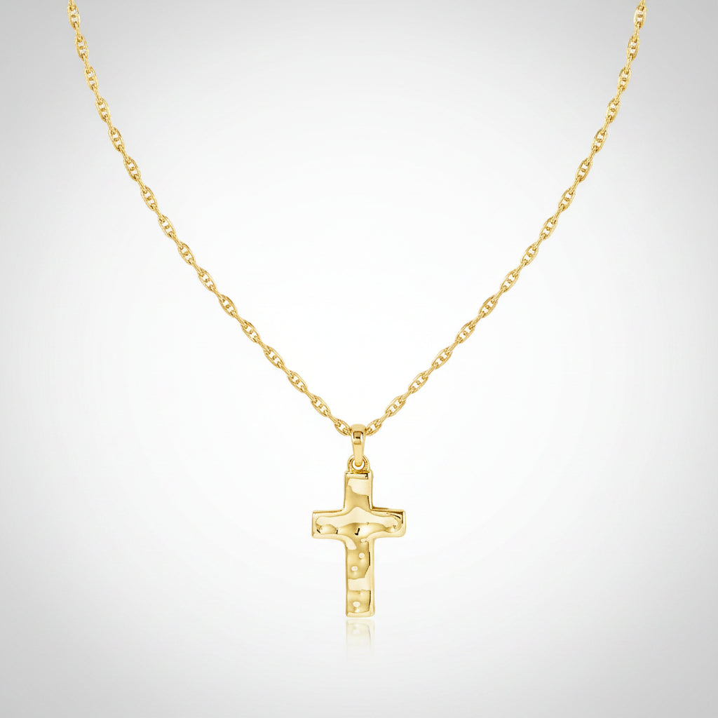 Necklace Cross Pendant Mothers Day Gift Gold