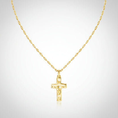 Necklace Cross Pendant Mothers Day Gift Gold