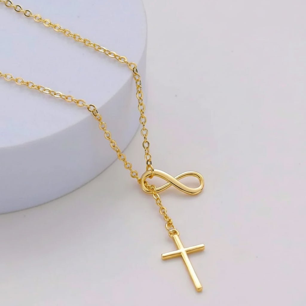 Necklace Cross Y Pendant Mothers Day Gold