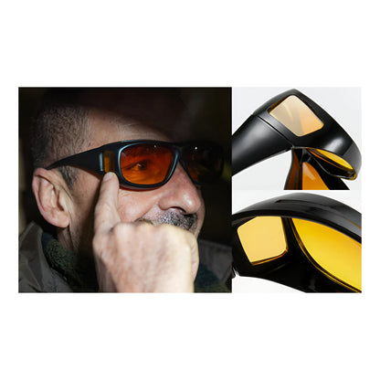 Night Driving Glasses Anti Glare Yellow Lens