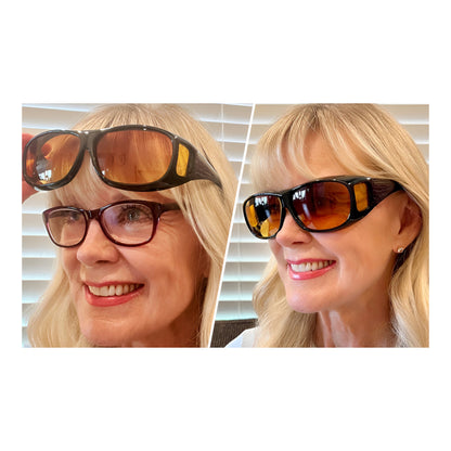 Night Driving Glasses Anti Glare Yellow Lens