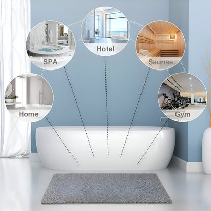 Bath Mat Shower Non Slip Cushioned Floor