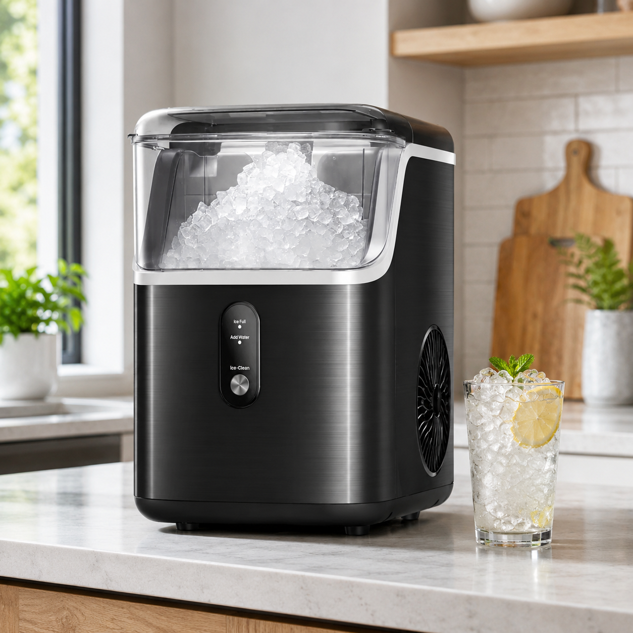 Nugget Ice Maker Countertop Ice Machine