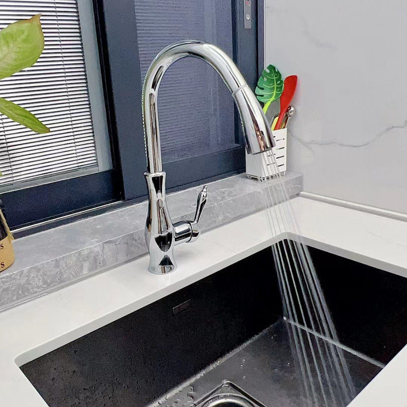 Kitchen Faucet Pull Out Metal Sink Tap